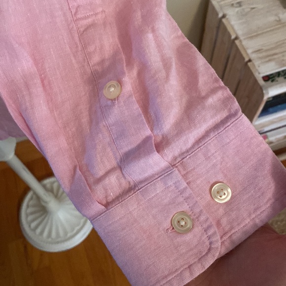 Orvis Linen Button Down - Picture 4 of 6